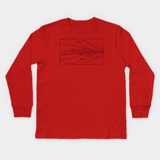 Lake George Reflection Kids Long Sleeve T-Shirt